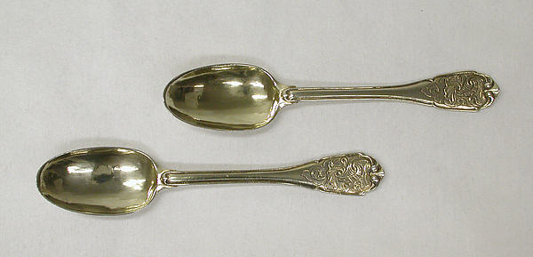 Coffee spoon (one of a pair) by Abraham Warnberger III, The Metropolitan Museum of Art