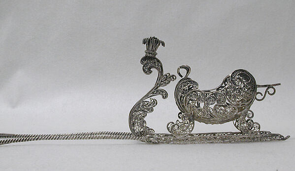 Miniature sleigh (part of a set) by an unrecorded maker, The Metropolitan Museum of Art