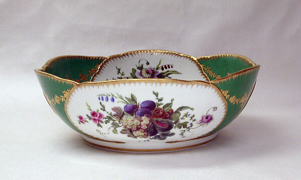 Salad bowl (Saladier) (one of six) (part of a service) by Sèvres Manufactory, The Metropolitan Museum of Art