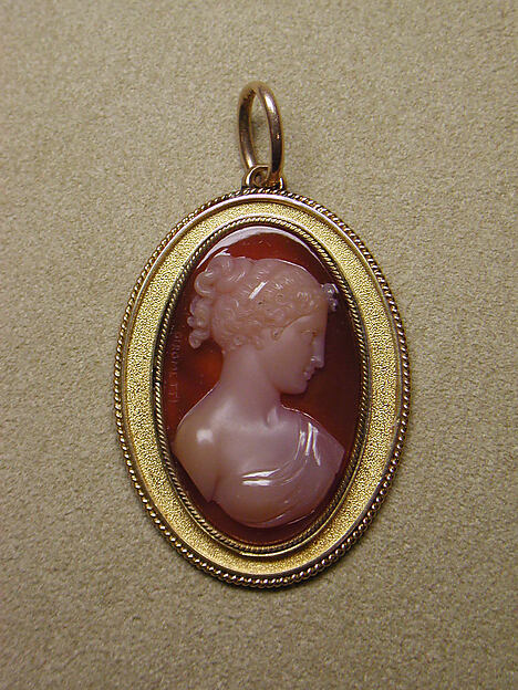 Bust of a young woman