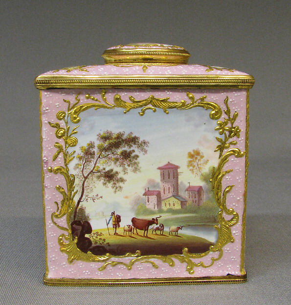 Tea caddy (part of a set), ca. 1765–70