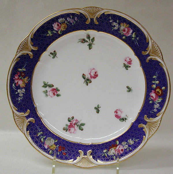 Plate (assiette à palmes) by Sèvres Manufactory, The Metropolitan Museum of Art