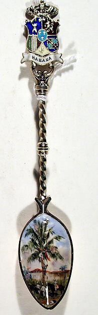 Souvenir spoon with view of Havana countryside by an unrecorded maker, The Metropolitan Museum of Art