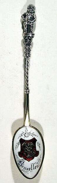 Souvenir spoon with child of Brussels finial by an unrecorded maker, The Metropolitan Museum of Art