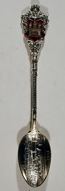 Souvenir spoon with view of Prague by an unrecorded maker, The Metropolitan Museum of Art
