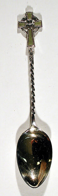 Souvenir spoon with finial in form of Celtic cross by an unrecorded maker, The Metropolitan Museum of Art