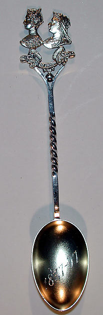 Souvenir spoon with profile portraits of Queen Victoria by Saunders & Shepherd, The Metropolitan Museum of Art