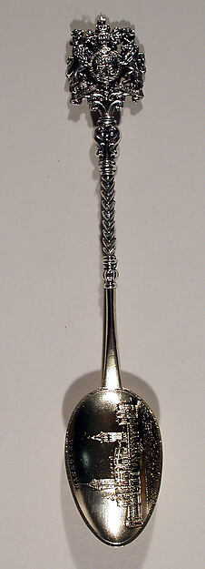 Souvenir spoon with finial in form of arms of England by an unrecorded maker, The Metropolitan Museum of Art