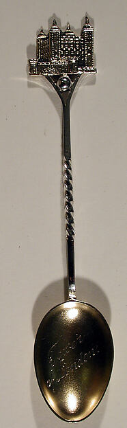Souvenir spoon with finial in form of Tower of London by Saunders & Shepherd, The Metropolitan Museum of Art