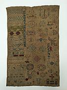 Embroidered sampler | Dutch, Marken Island | The Met