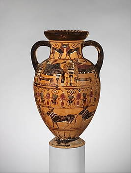 Image for Terracotta neck-amphora (jar)