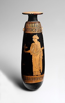 Image for Terracotta alabastron (perfume vase)