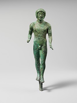 Image for Bronze statuette of a nude youth