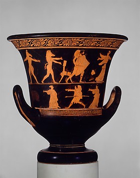 Image for Terracotta calyx-krater (bowl for mixing wine and water)