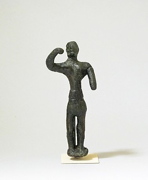 Image for Bronze statuette of a male votary