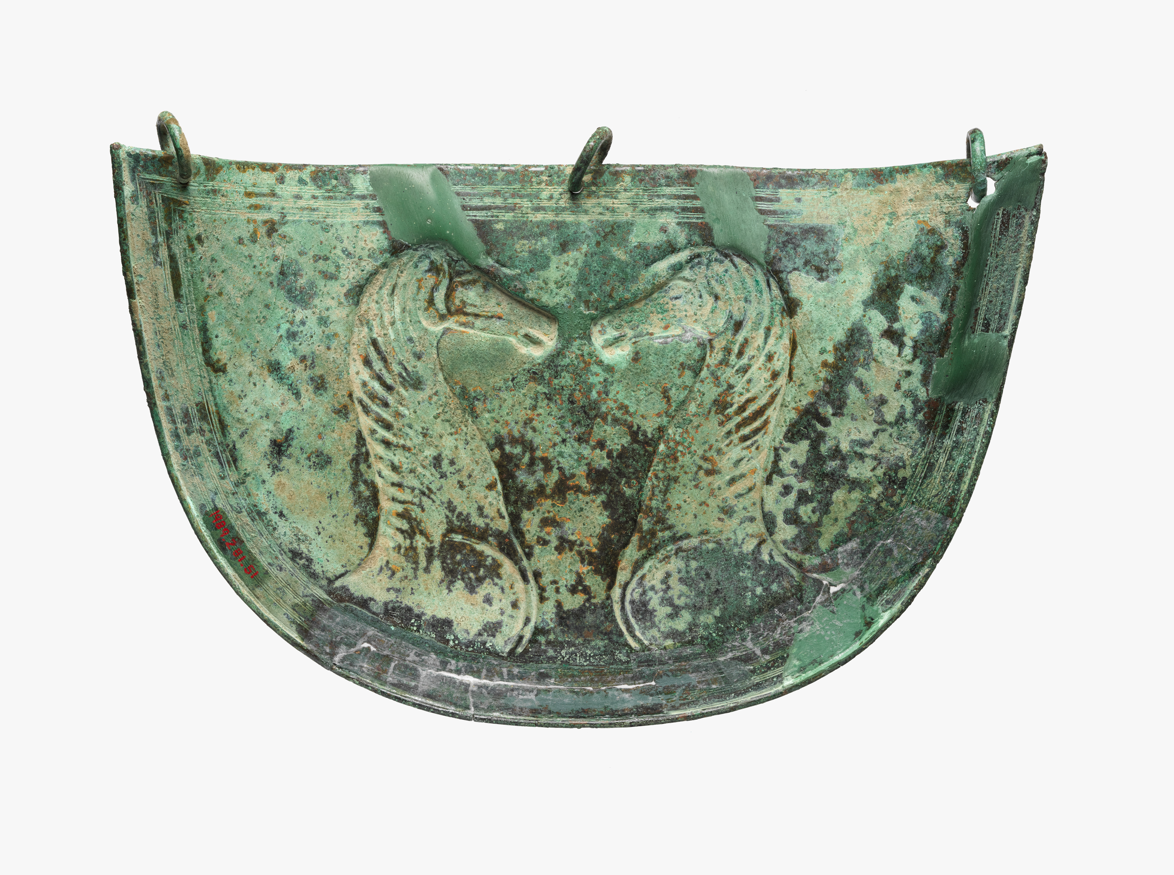 Bronze mitra (belly guard) - Greek, Cretan - Archaic - The