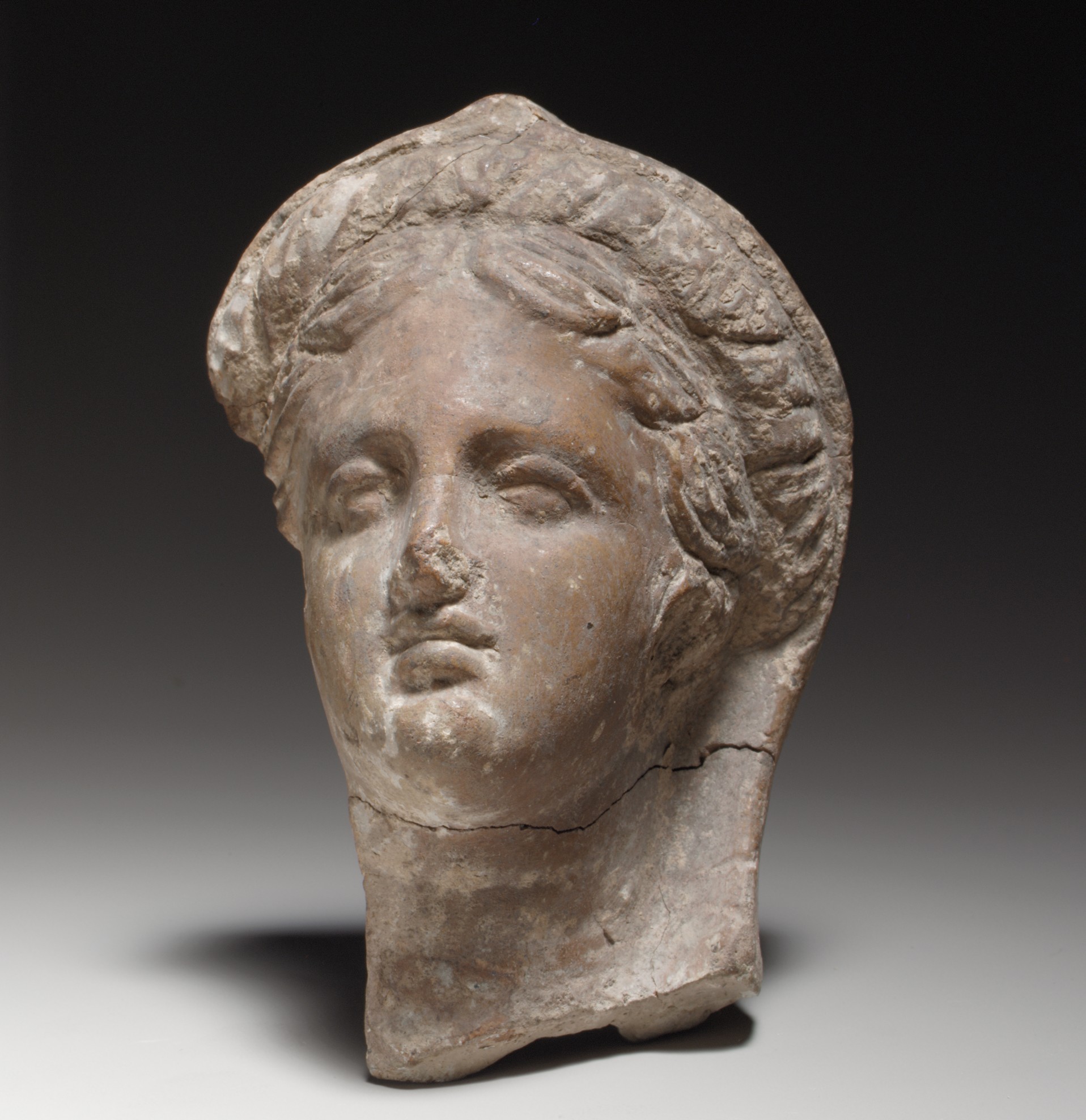 Terracotta female head | Cypriot | Late Hellenistic | The Metropolitan ...