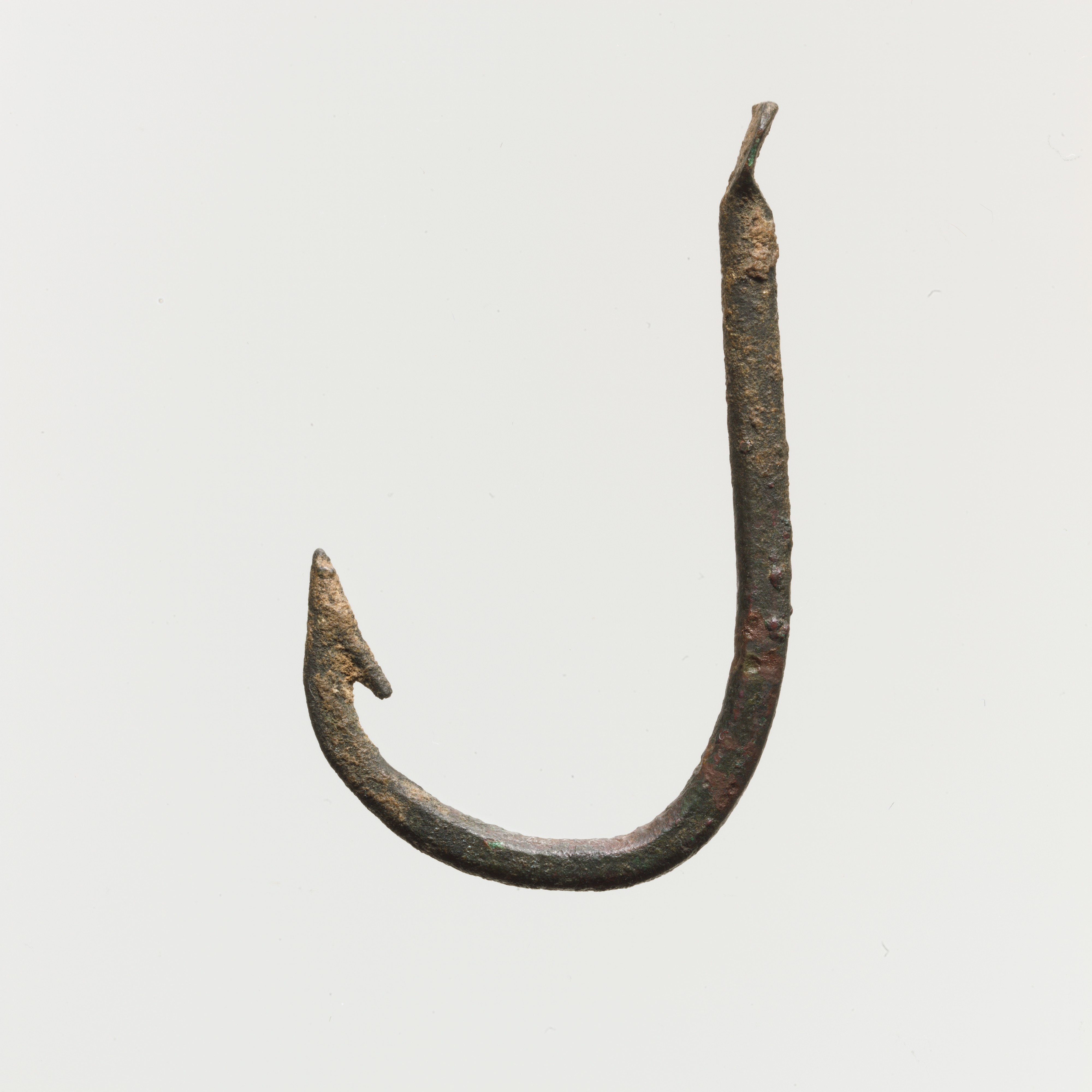 Bronze fish hook, Minoan, Early Minoan III-Late Minoan I