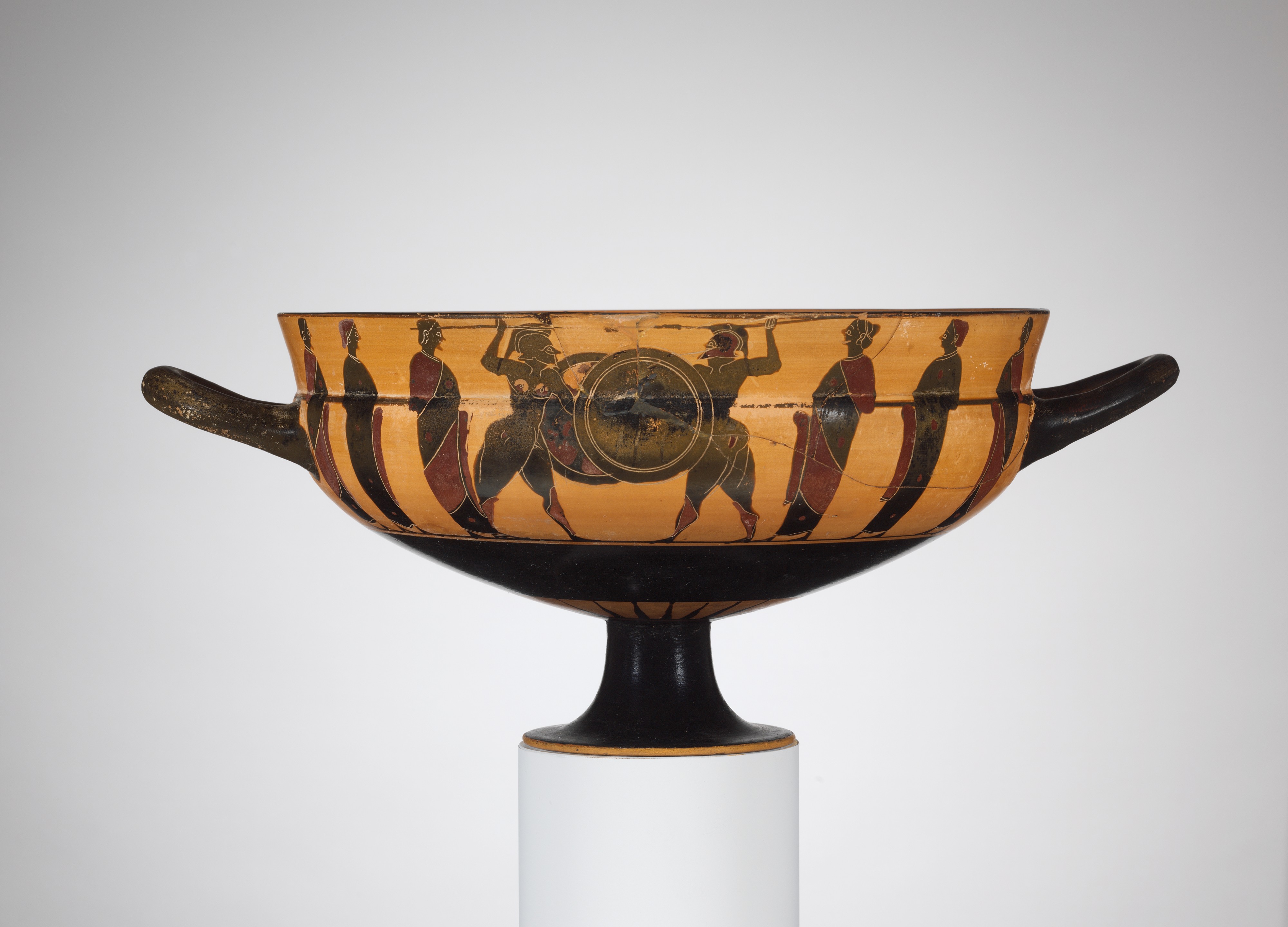 Attributed to the Sandal Painter | Terracotta kylix: Siana cup (drinking  cup) | Greek, Attic | Archaic | The Metropolitan Museum of Art