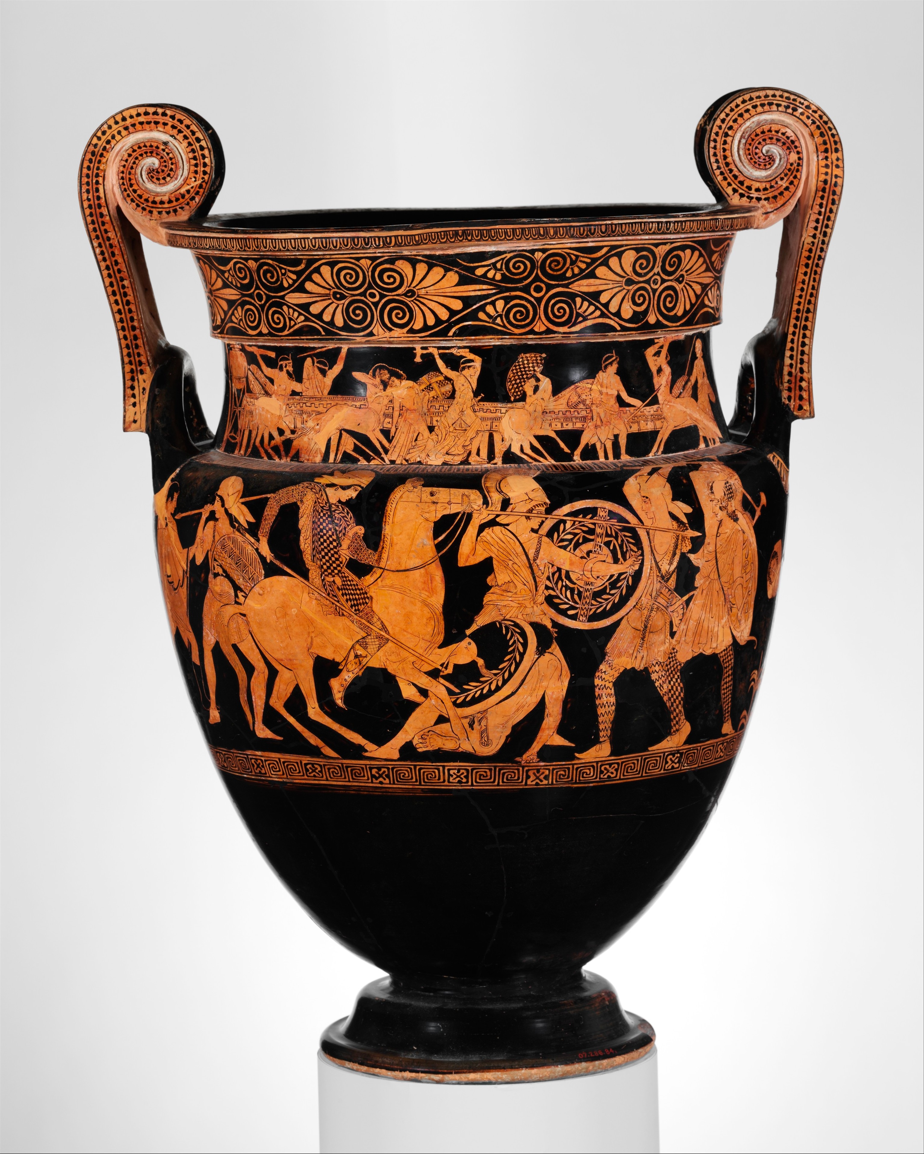 Attributed to the Painter of the Woolly Satyrs | Terracotta volute