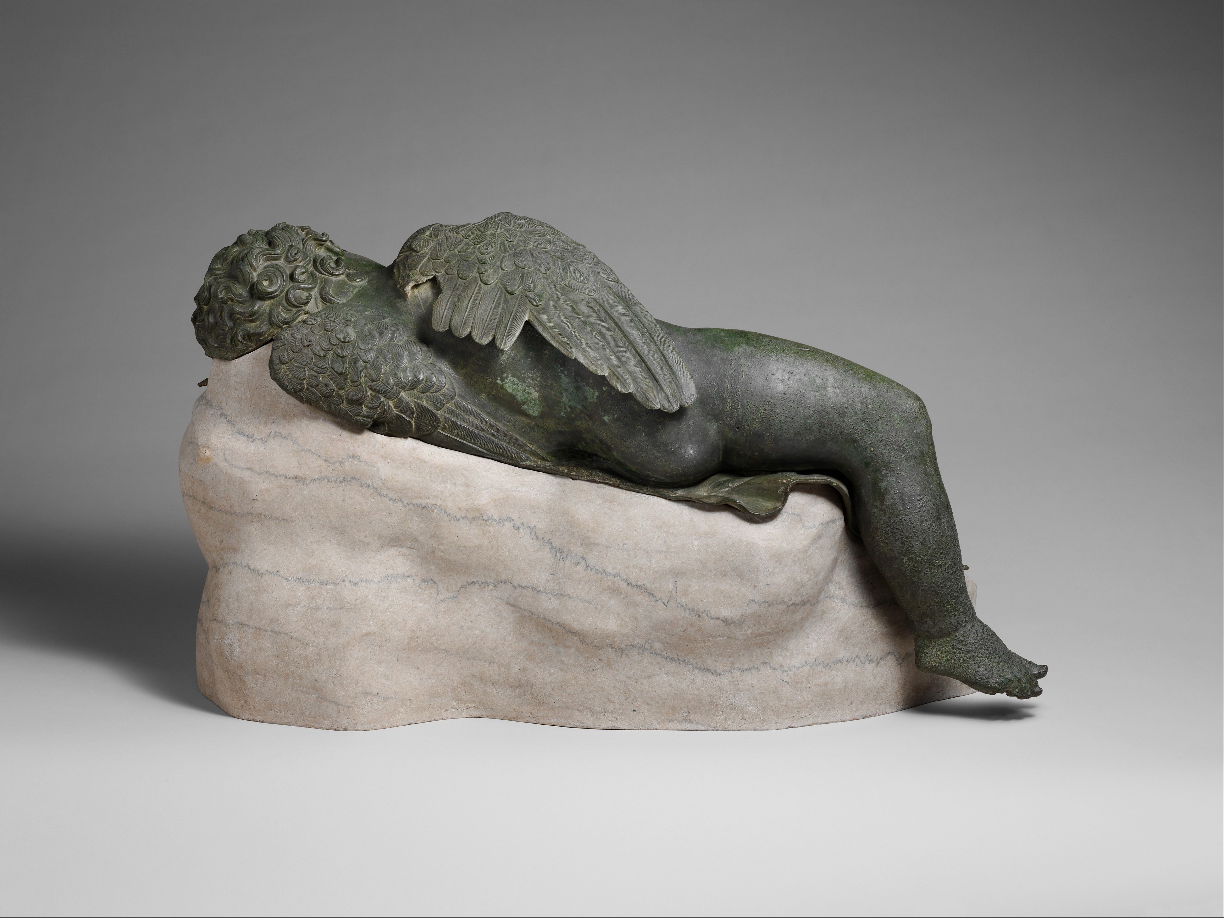 Bronze statue of Eros sleeping | Greek | Hellenistic period | The