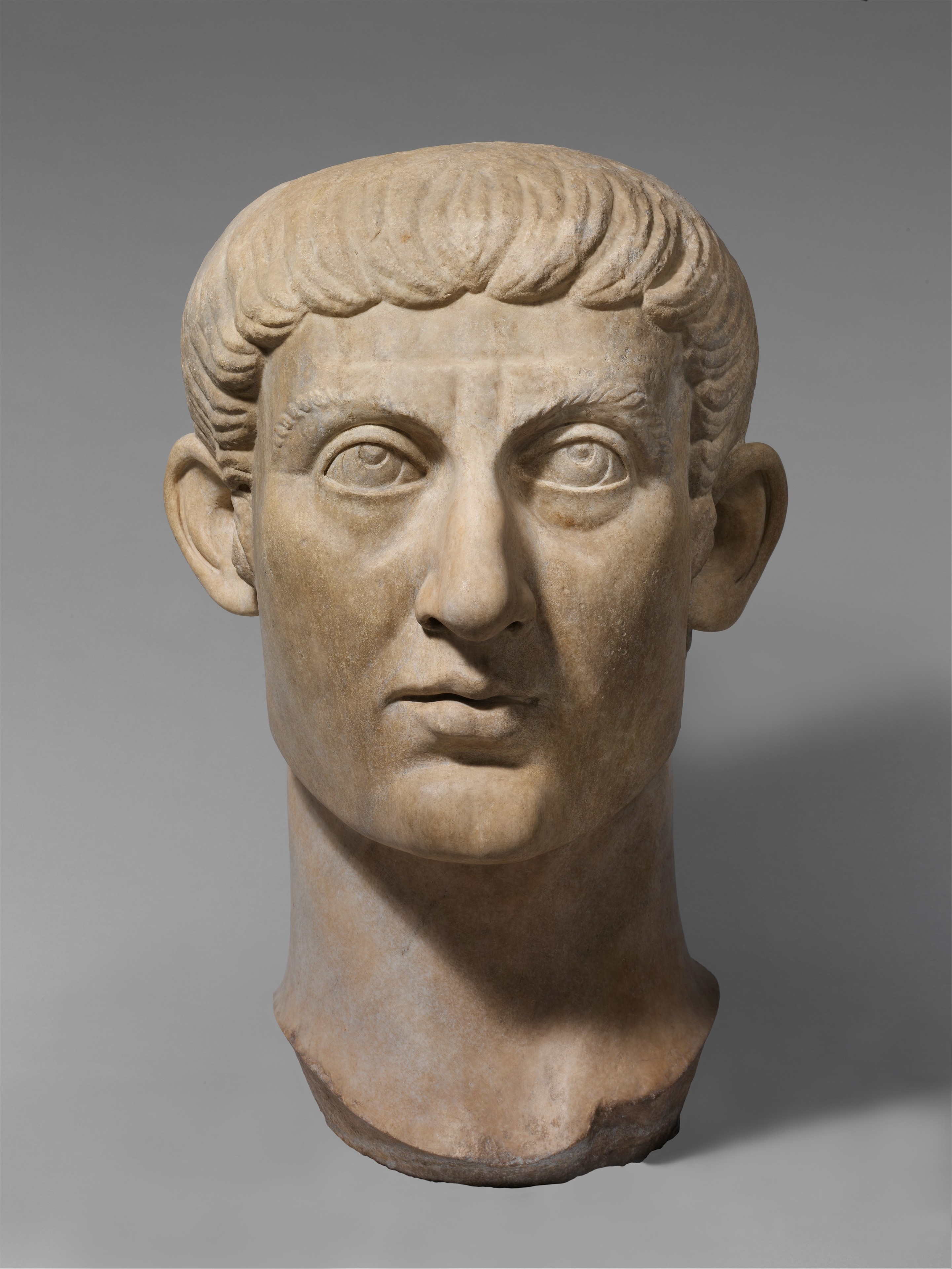 Marble Portrait Head Of The Emperor Constantine I Roman Late Imperial Constantinian The Metropolitan Museum Of Art