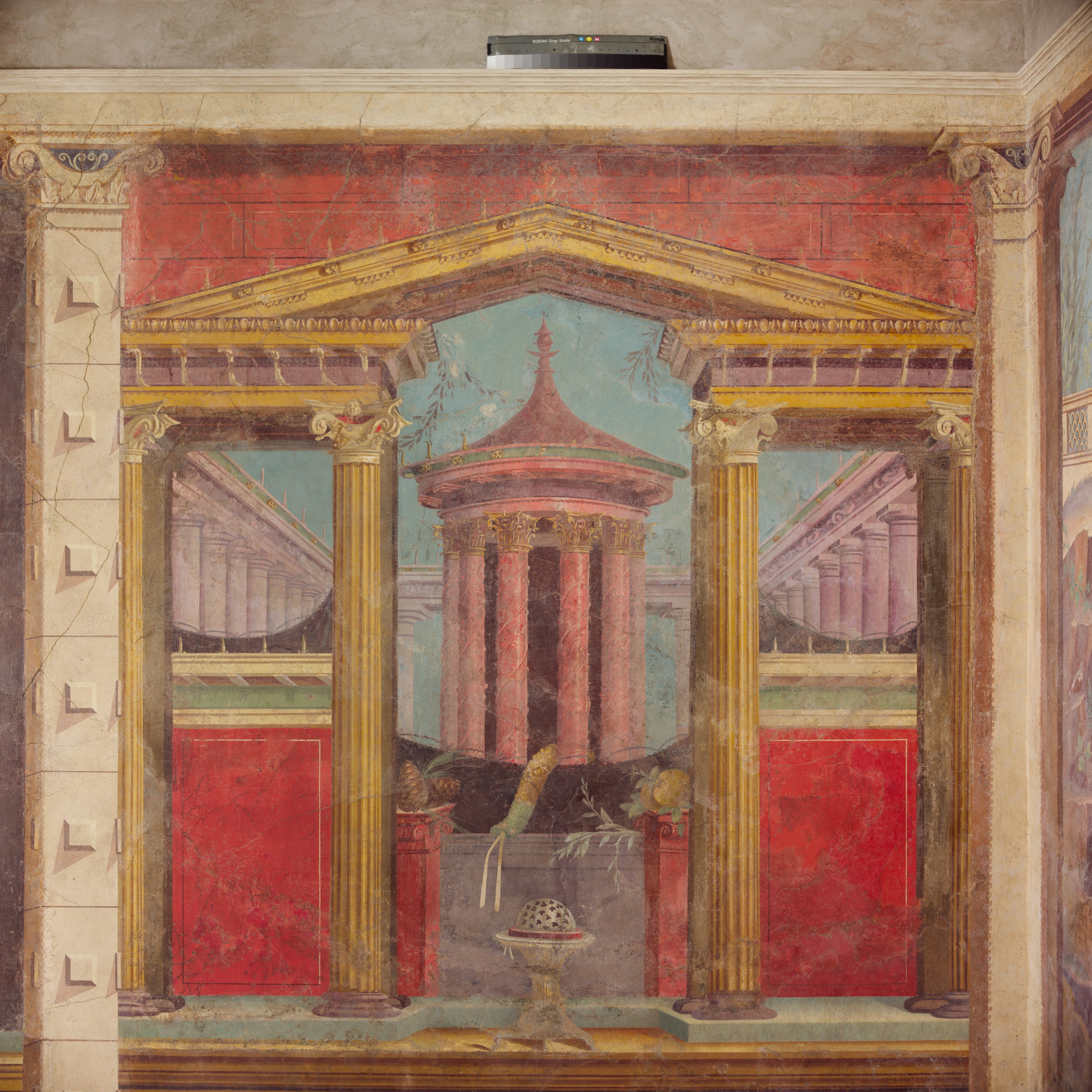 Cubiculum (camera da letto) dalla Villa di P. Fannius Synistor a Boscoreale in Secondo Stile Pompeiano