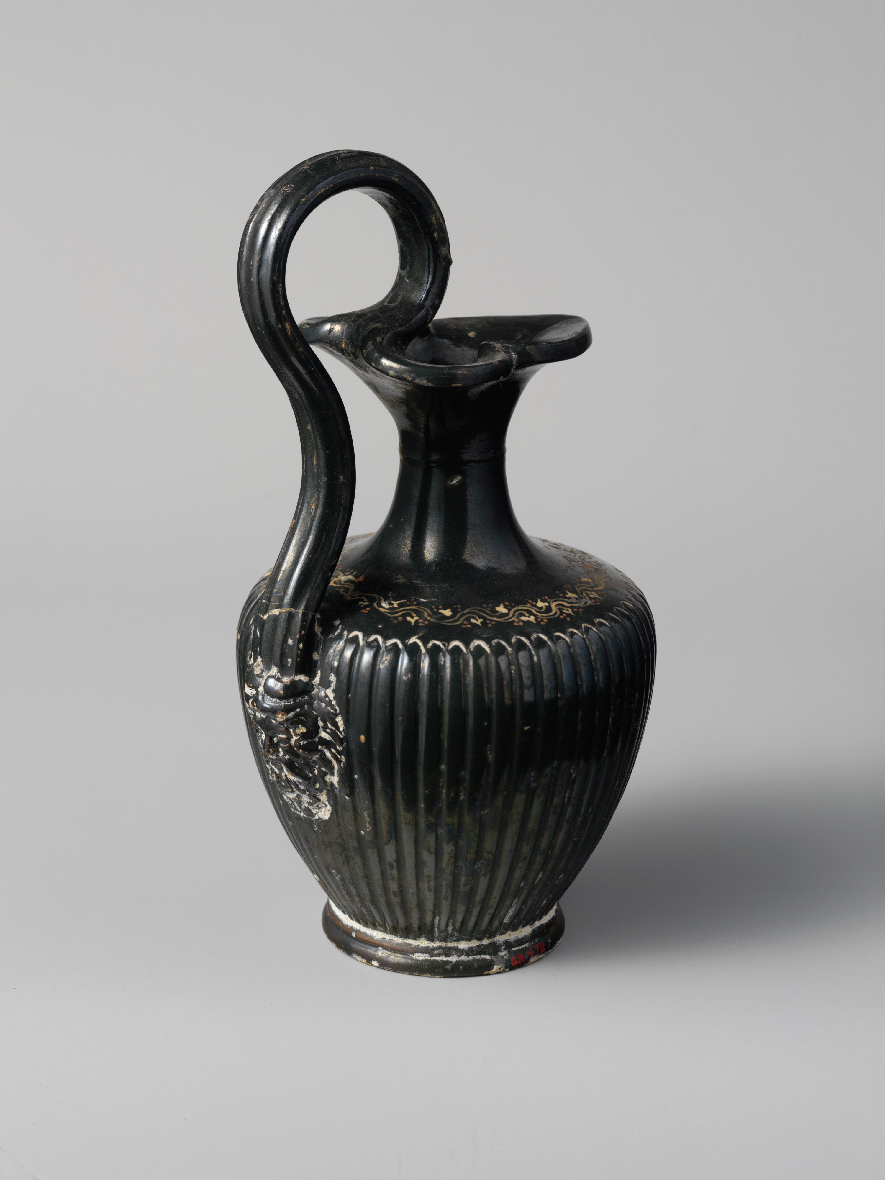 Attributed to the Group of Vienna O.565 | Terracotta oinochoe (jug ...