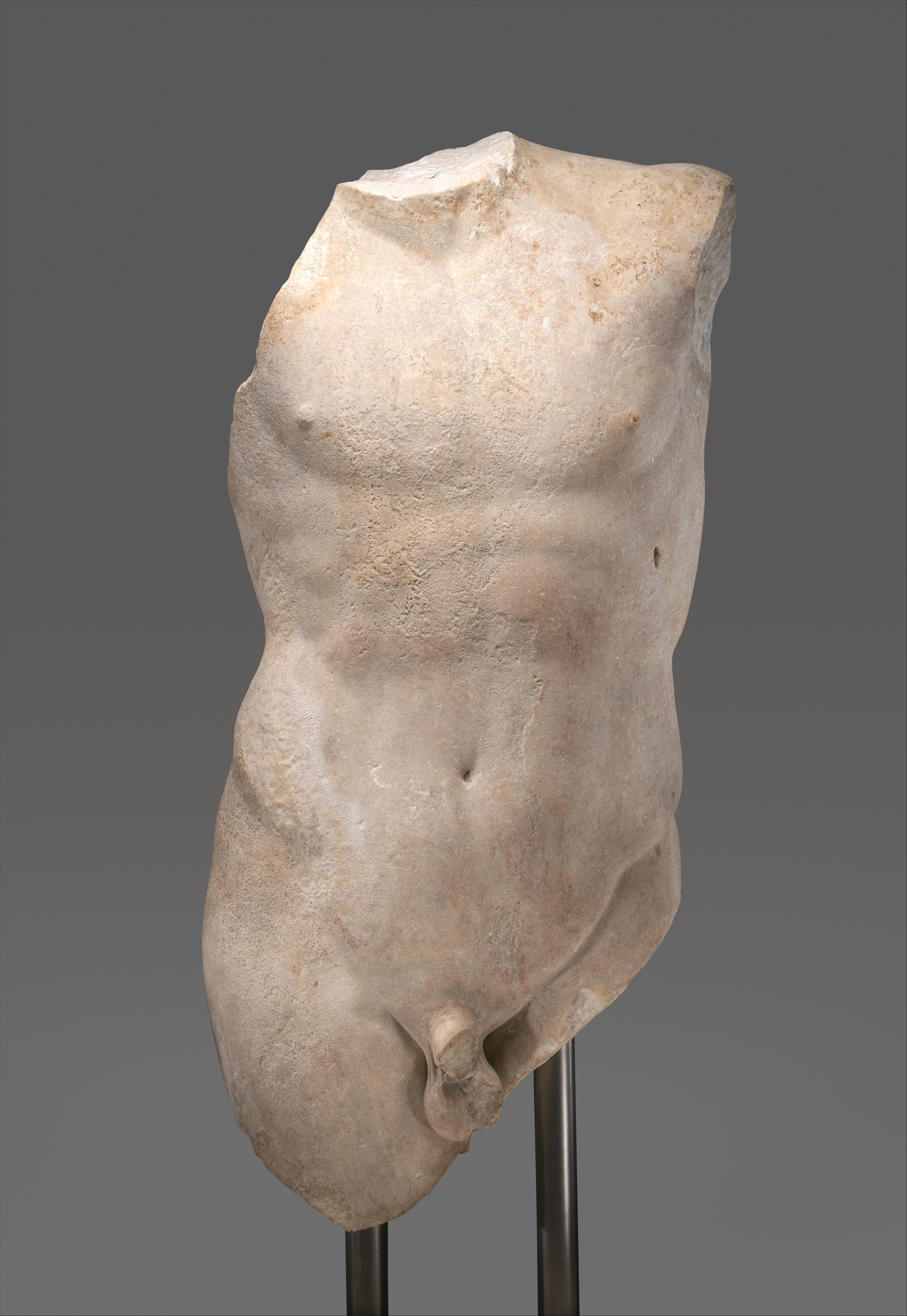 Marble Torso Of The So Called Apollo Lykeios Roman Mid Imperial