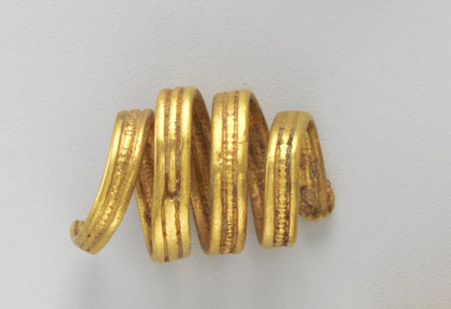 Gold spiral | Etruscan | Archaic | The Metropolitan Museum of Art