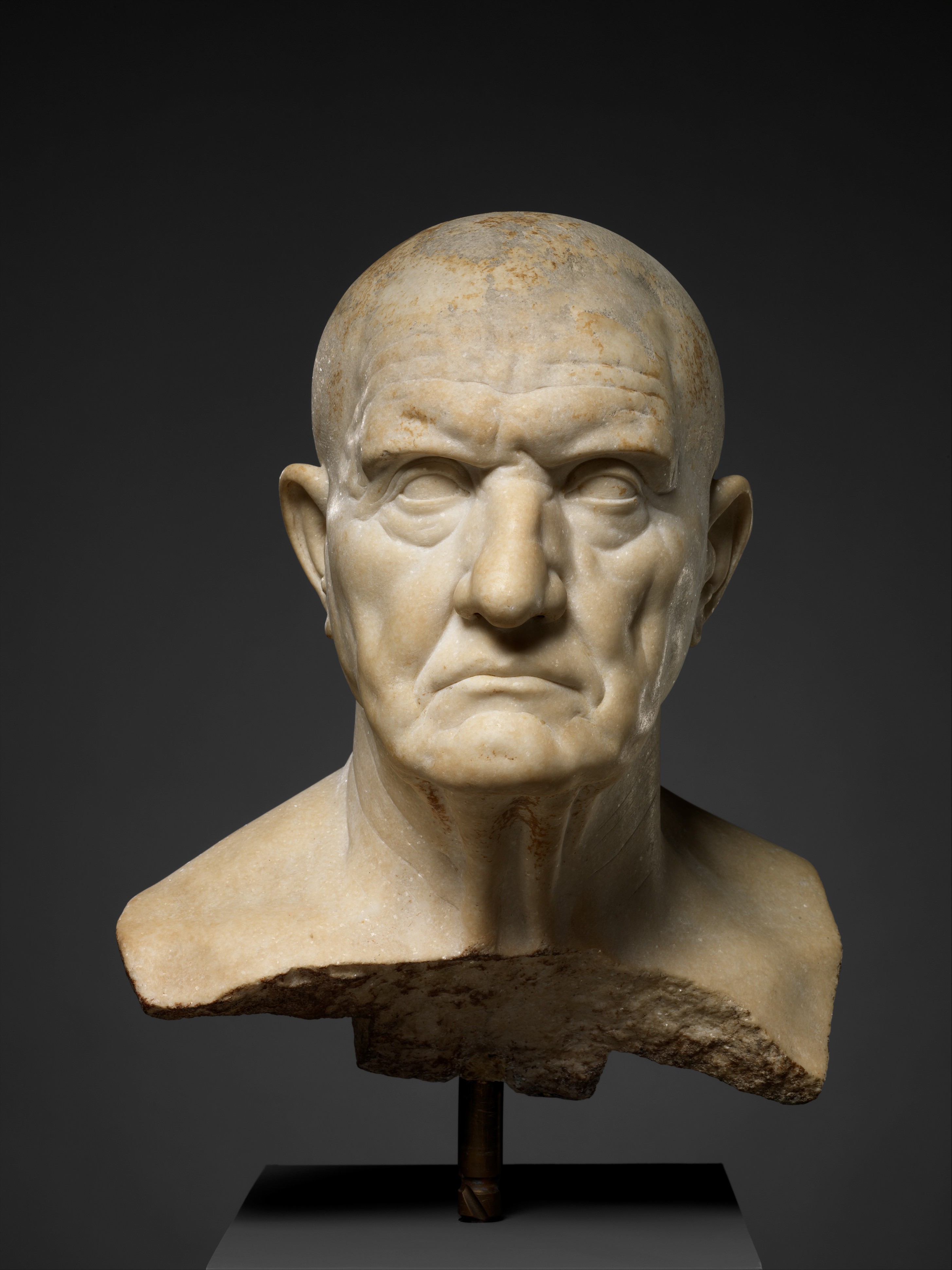 Marble bust of a man | Roman | Early Imperial, Julio-Claudian | The ...