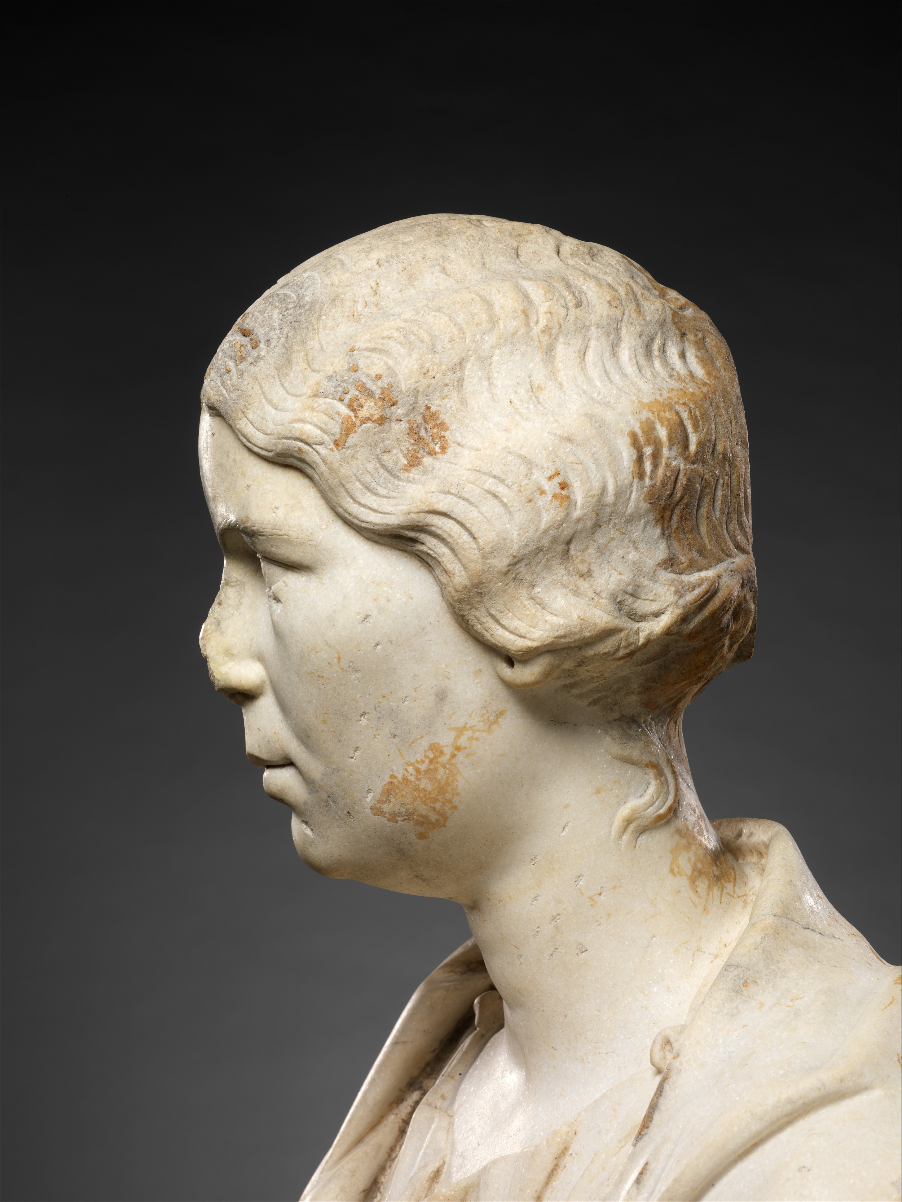 Marble Portrait Bust Of A Woman Roman Antonine The Metropolitan Museum Of Art