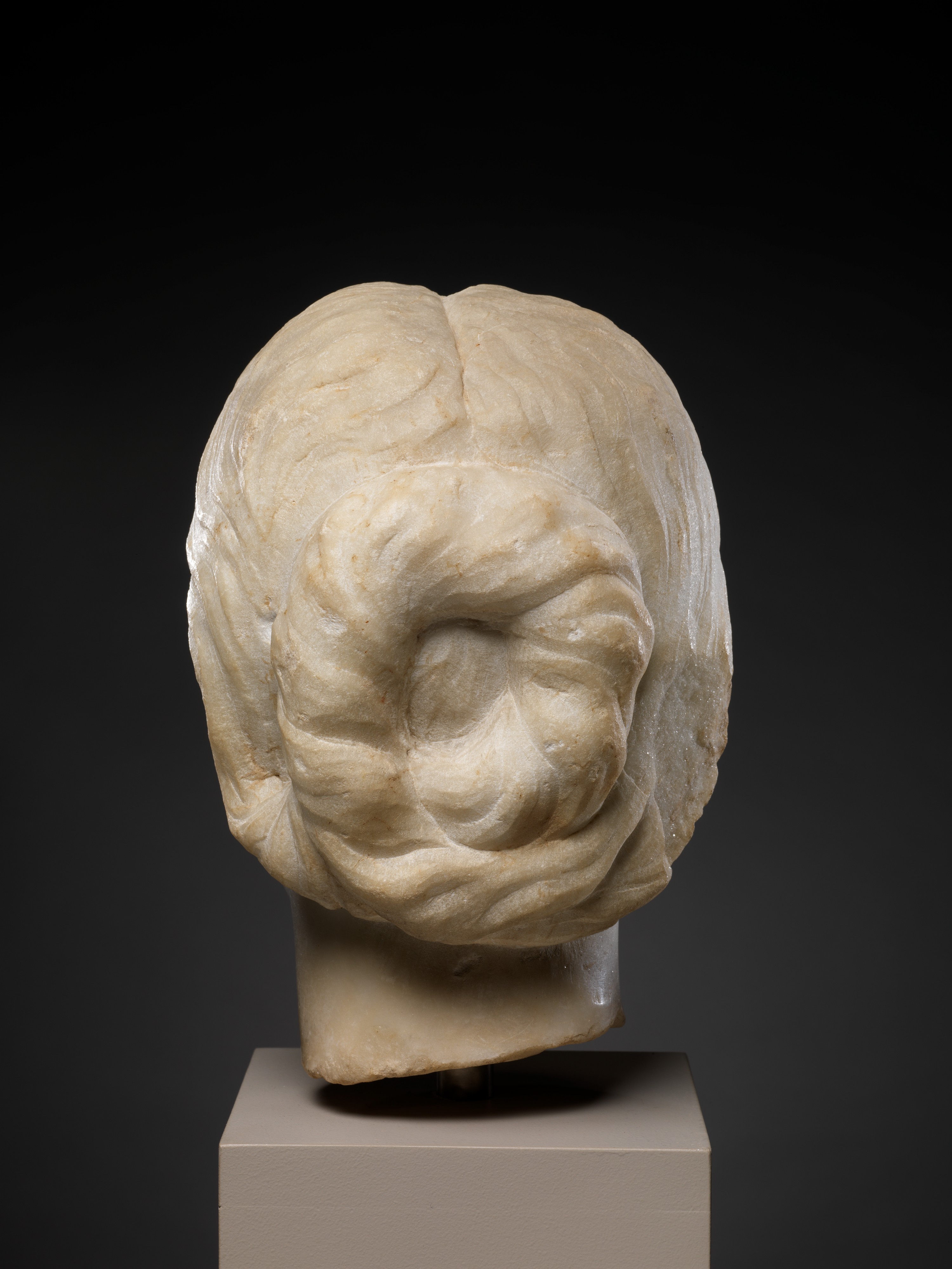 Marble portrait bust of a woman, Roman, Antonine