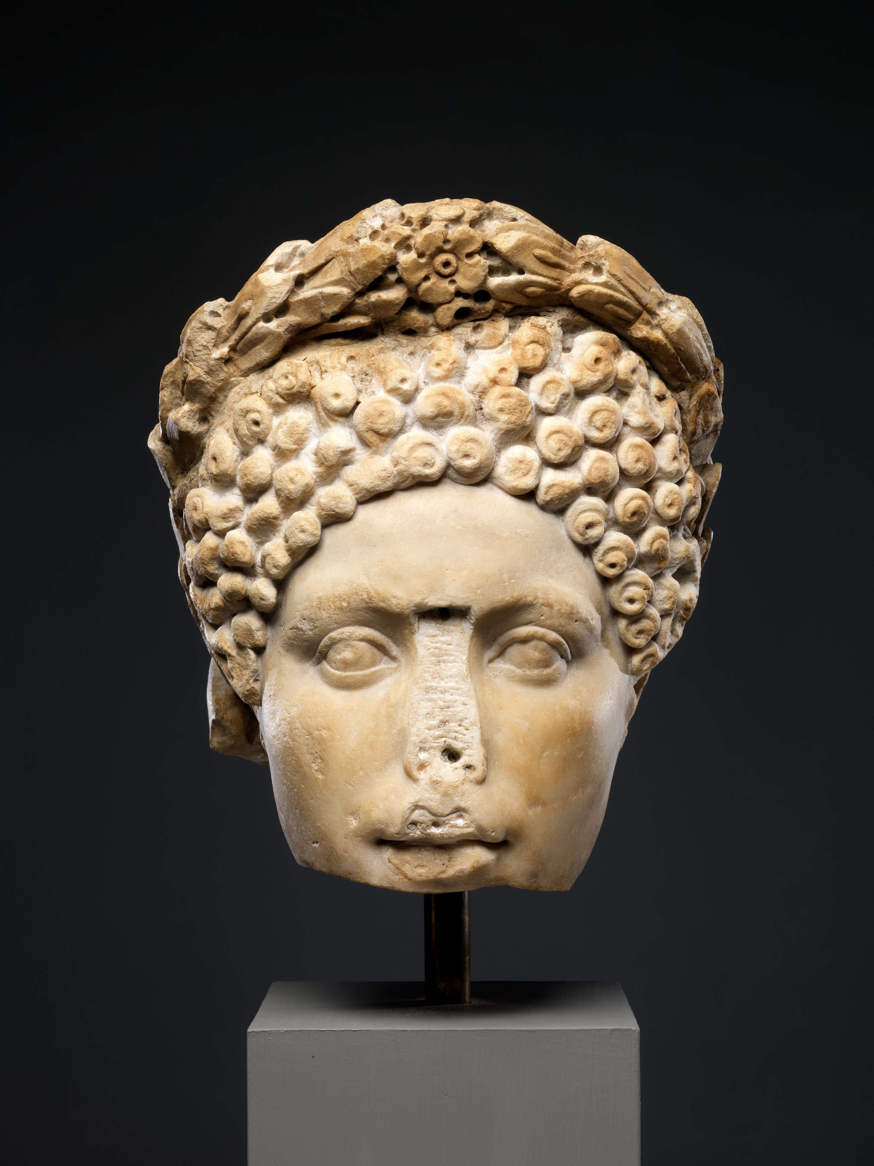 Portrait Head of a Woman from a Statue or Bust – NCMALearn
