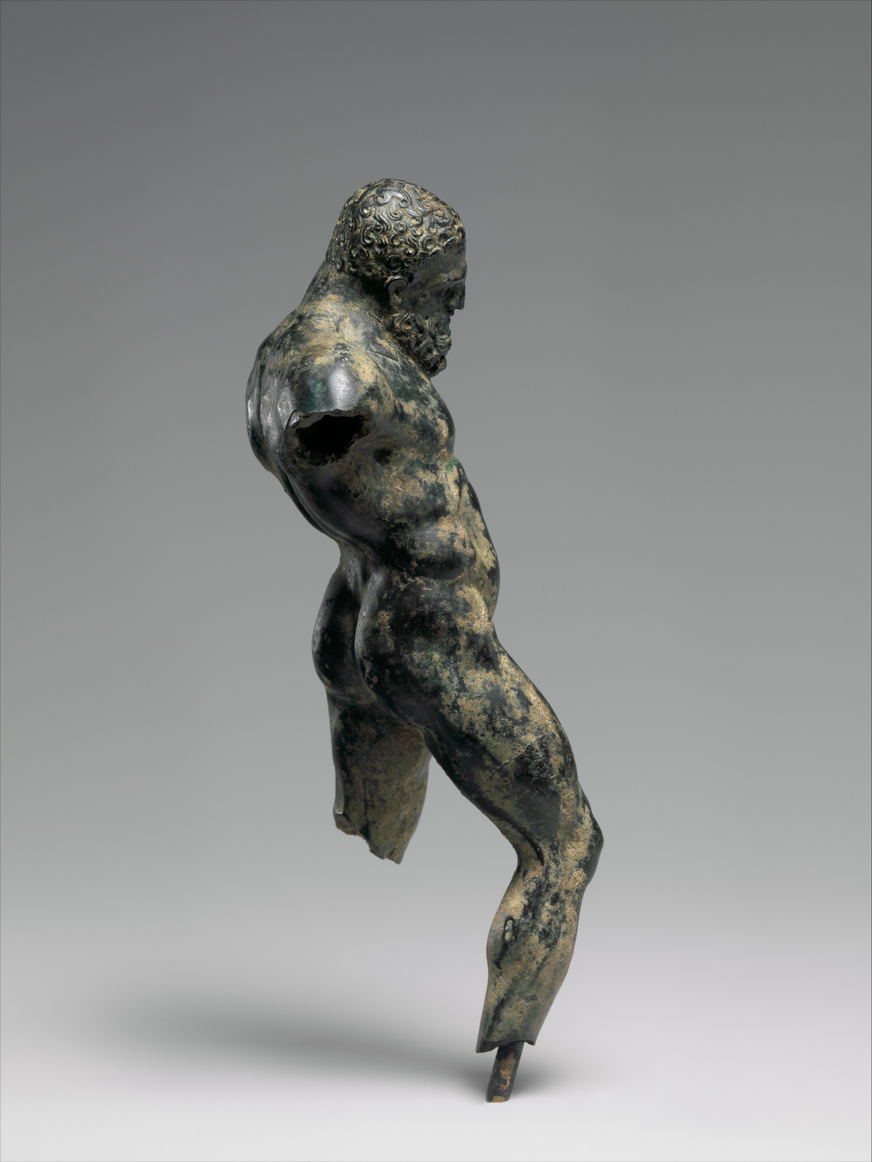 Bronze Statuette Of Drunken Herakles Greek Hellenistic The Bronze Statuette Of Drunken Herakles Greek Hellenistic The