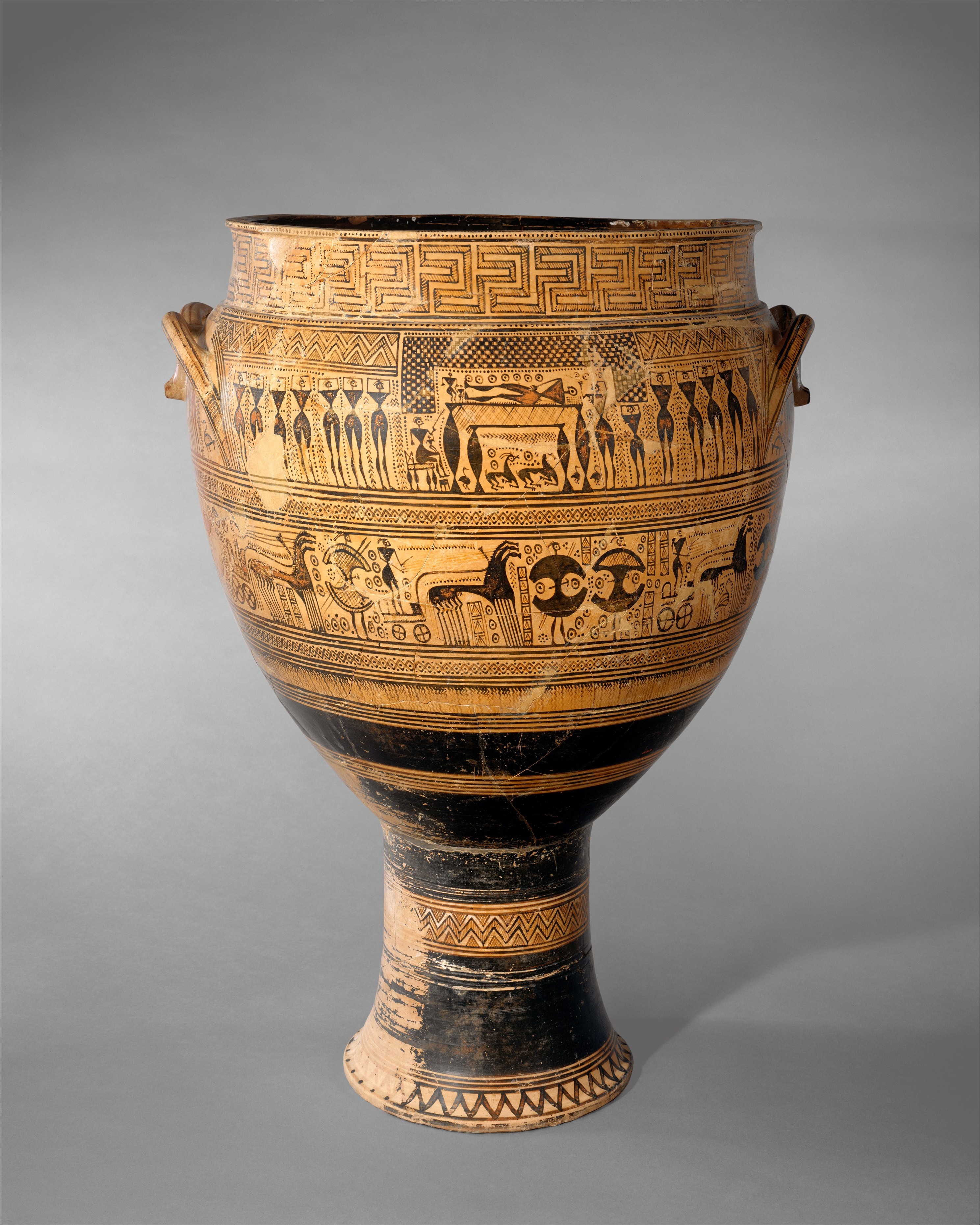 Funerary Krater From The Dipylon Cemetery