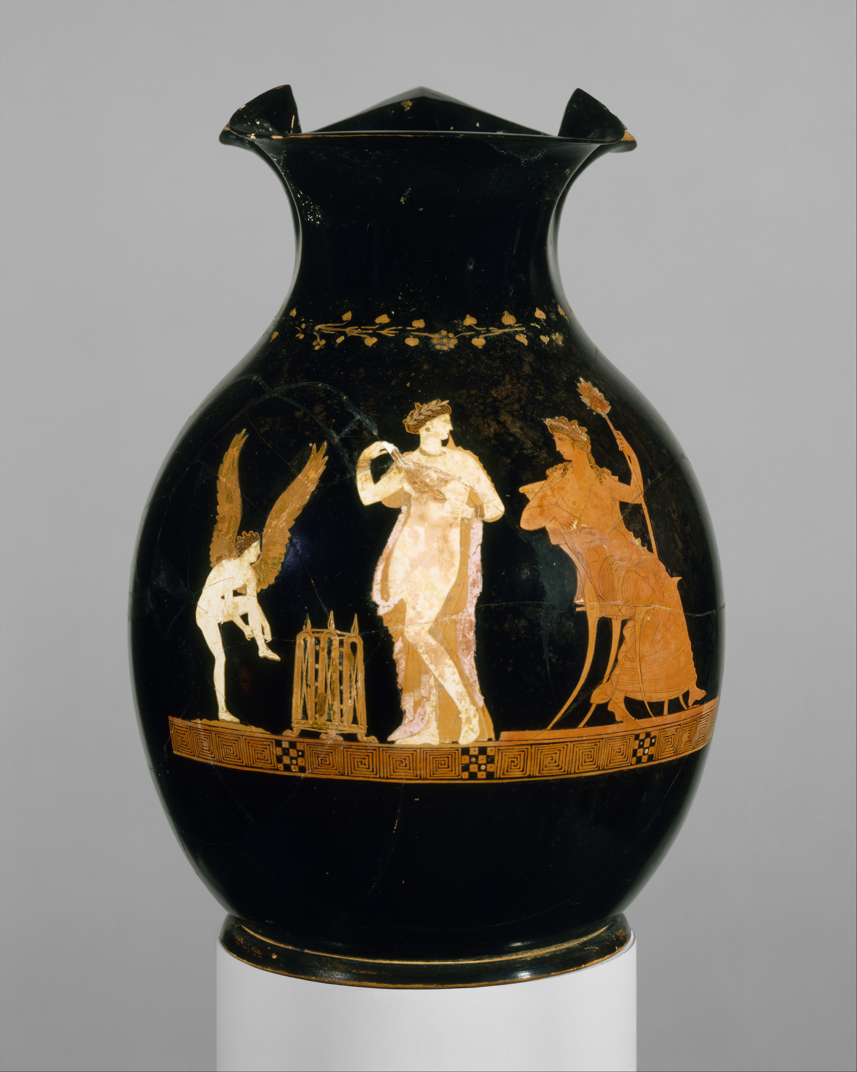 Terracotta oinochoe (jug) | Greek, Attic | Classical | The 