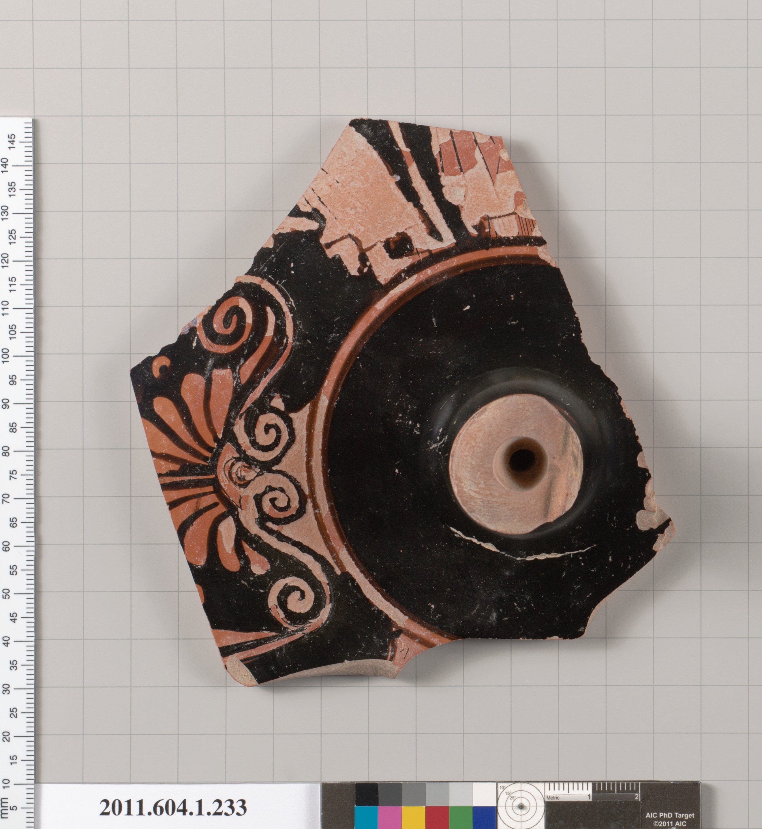 Attributed To The Angular Painter | Terracotta Fragment Of A Kylix ...