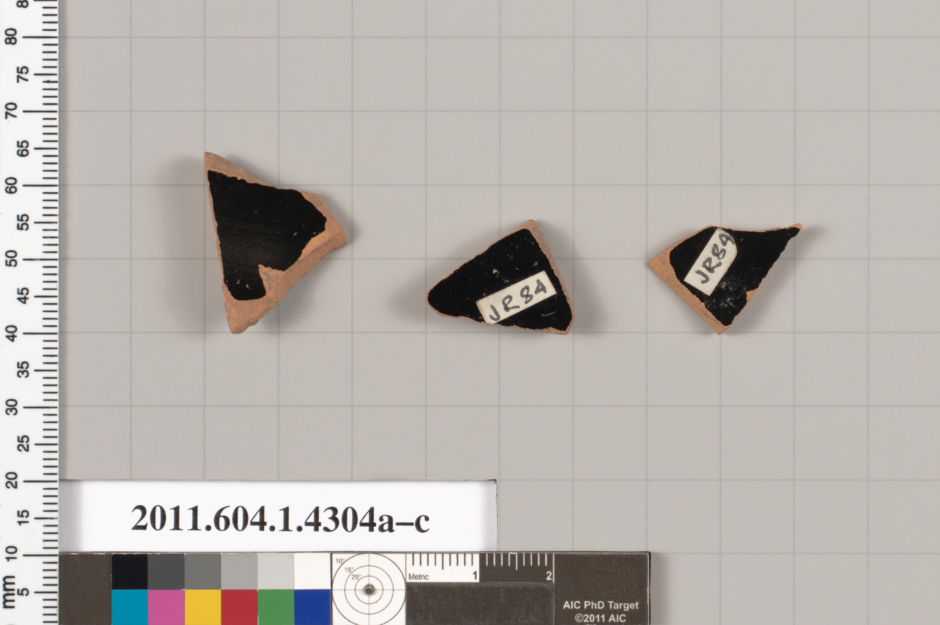 Terracotta fragments of kylikes (drinking cups) | Greek, Attic ...