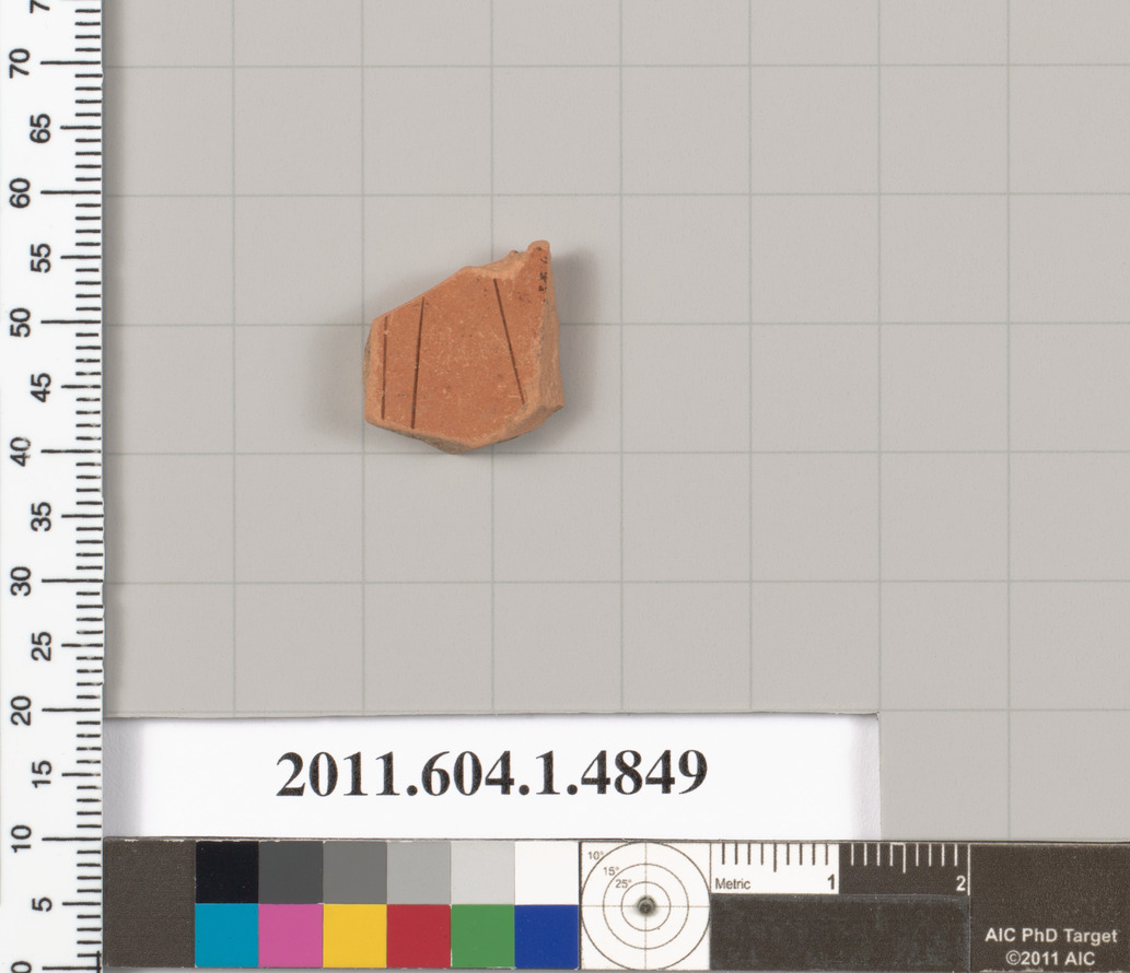 Terracotta fragment of a kylix (drinking cup)