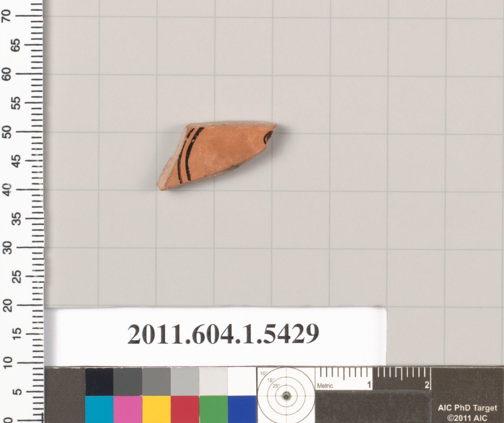 Terracotta fragment of a kylix (drinking cup)