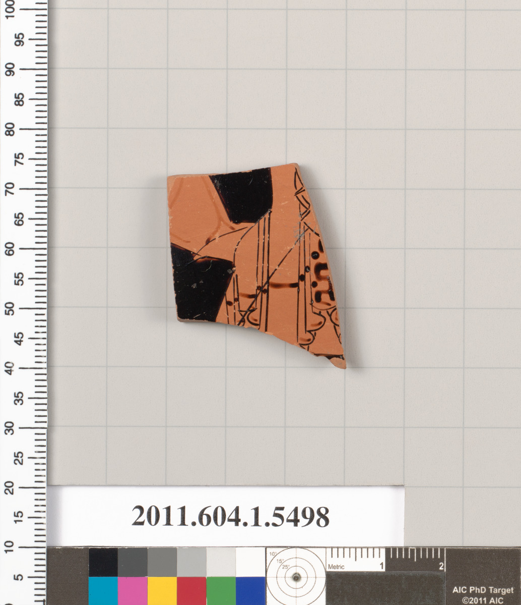 Terracotta fragment of a kylix (drinking cup)