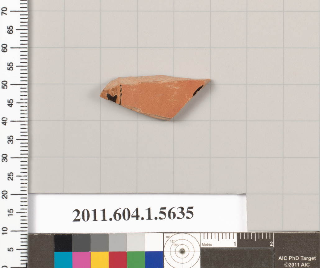 Terracotta fragment of a kylix (drinking cup)