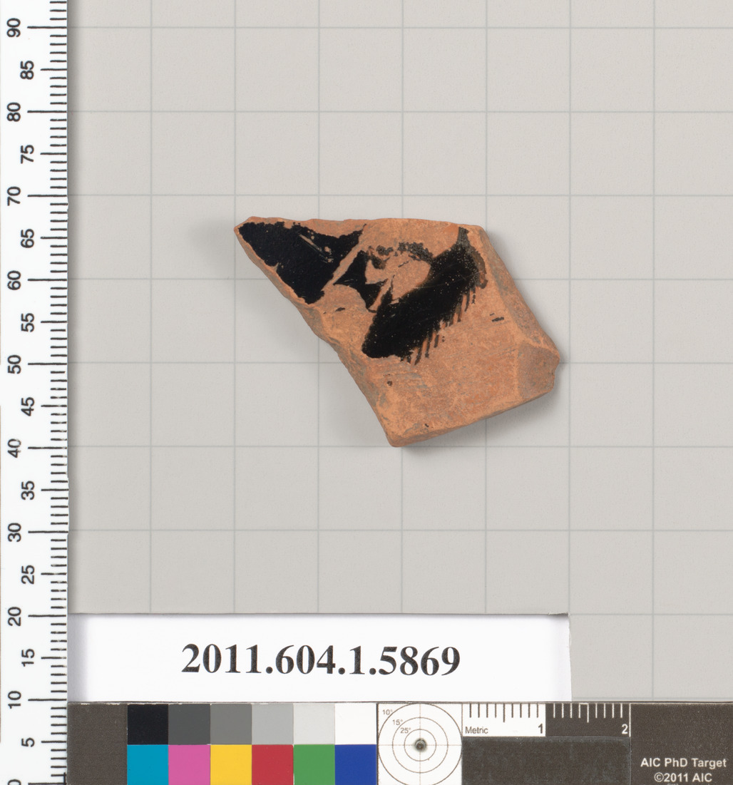 Terracotta fragment of a kylix (drinking cup)