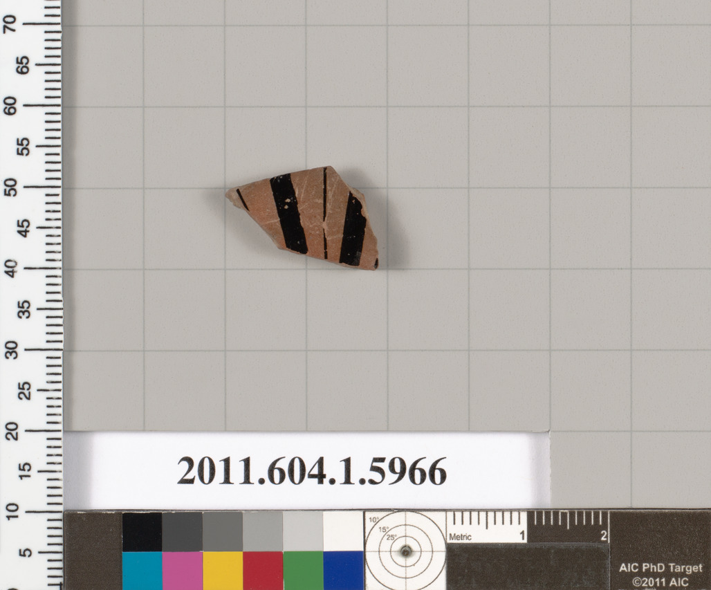 Terracotta fragment of a kylix (drinking cup)