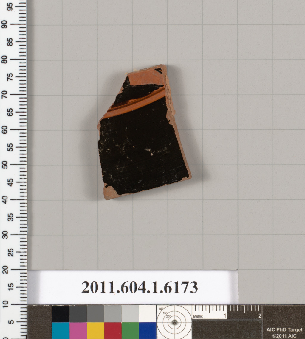 Terracotta fragment of a kylix (drinking cup)