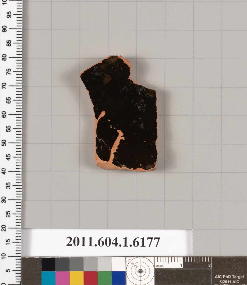 Terracotta fragment of a kylix (drinking cup)