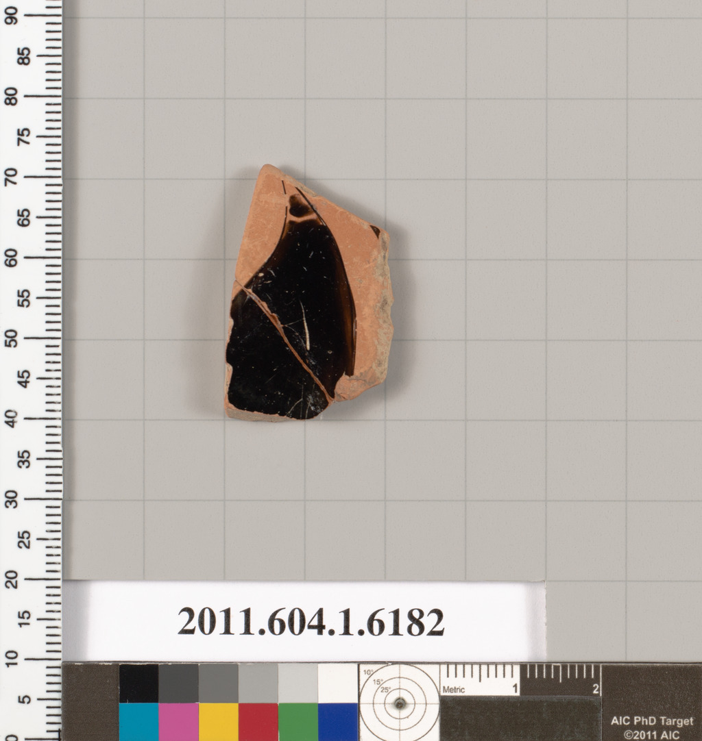 Terracotta fragment of a kylix (drinking cup)