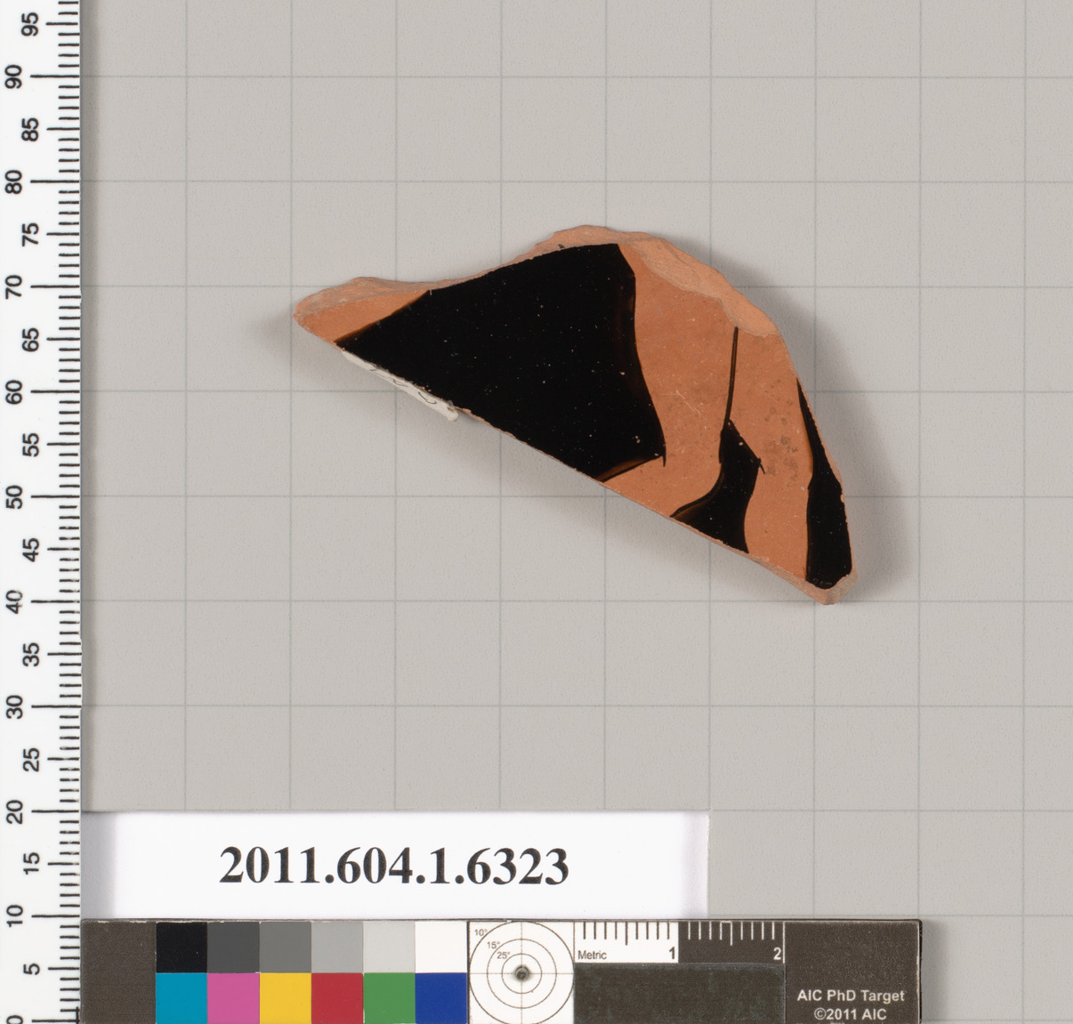 Terracotta fragment of a kylix (drinking cup)