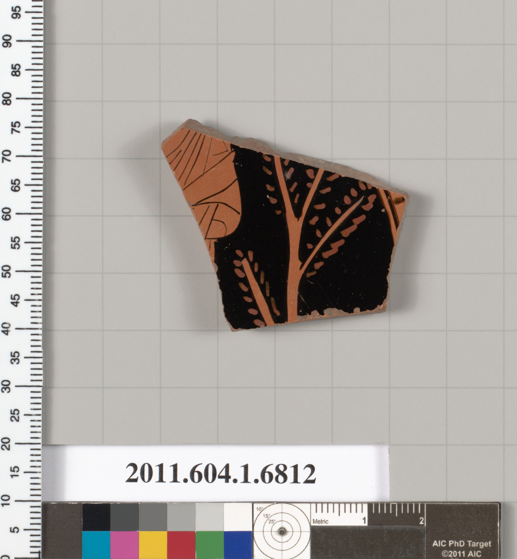 Terracotta fragment of a kylix (drinking cup)